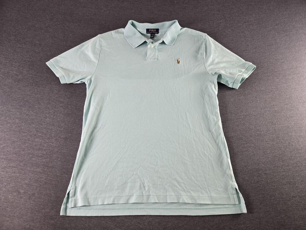 Polo Ralph Lauren Polo Shirt Boys XL 18-20 Blue Embroidered Pony Logo Casual